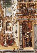 Carlo Crivelli Annunciation with St Emidius oil painting on canvas